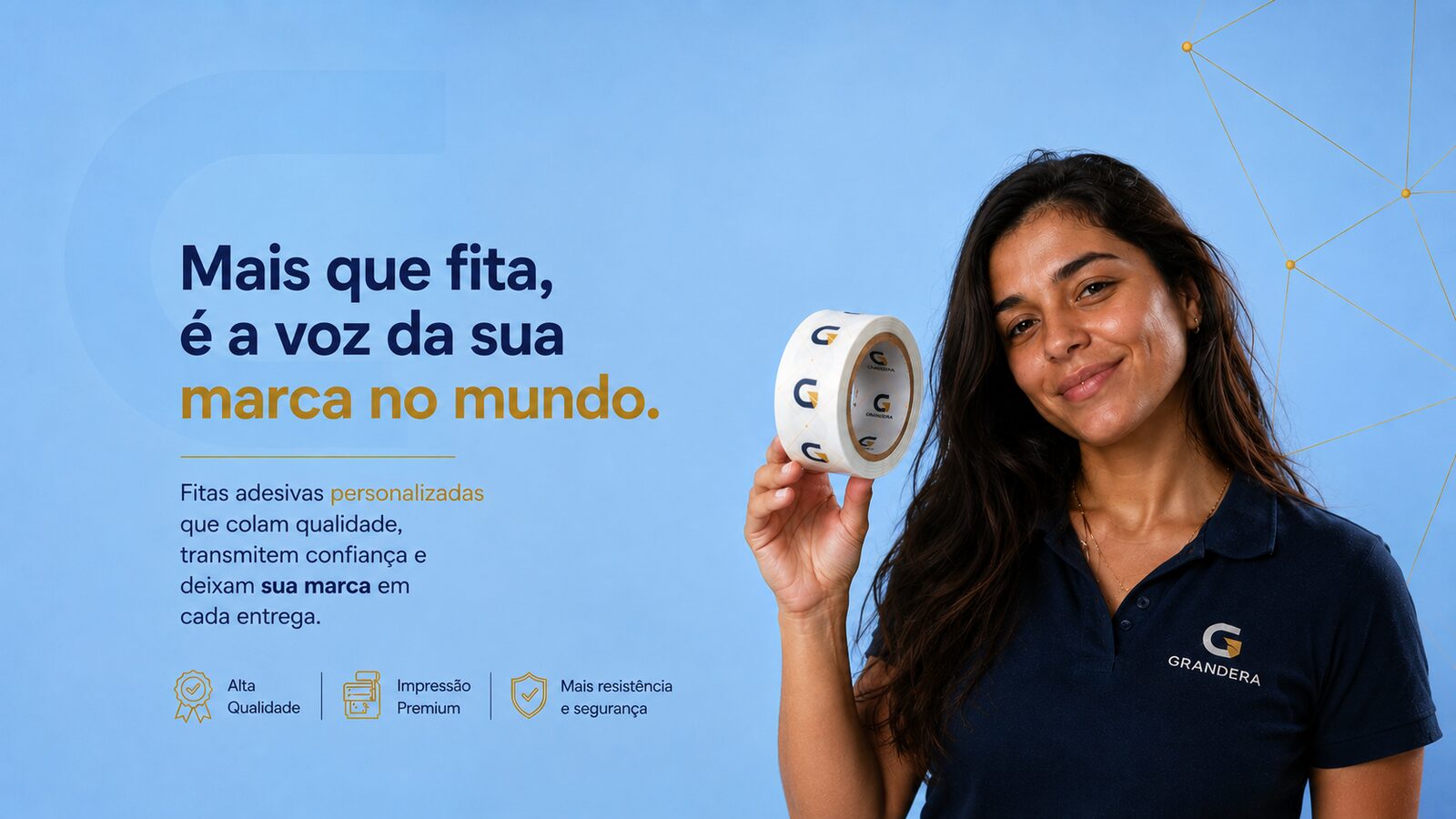 Fitas e rótulos personalizados GRANDERA